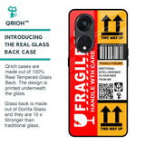 Handle With Care Glass Case for Oppo Reno8T 5G