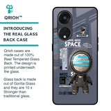 Space Travel Glass Case for Oppo Reno8T 5G