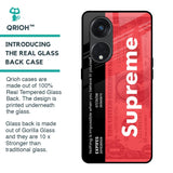 Supreme Ticket Glass Case for Oppo Reno8T 5G