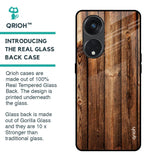 Timber Printed Glass Case for Oppo Reno8T 5G