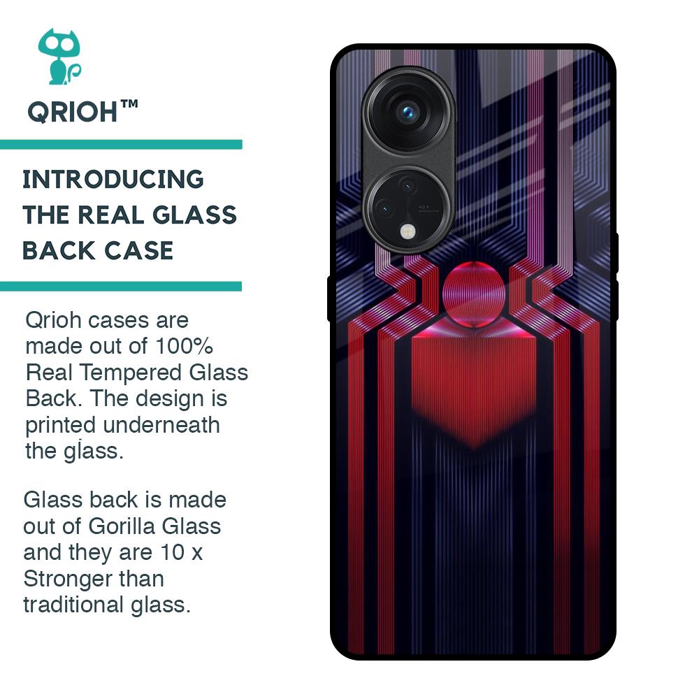 Super Art Logo Glass Case For Oppo Reno8T 5G