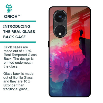 Dream So High Glass Case For Oppo Reno8T 5G