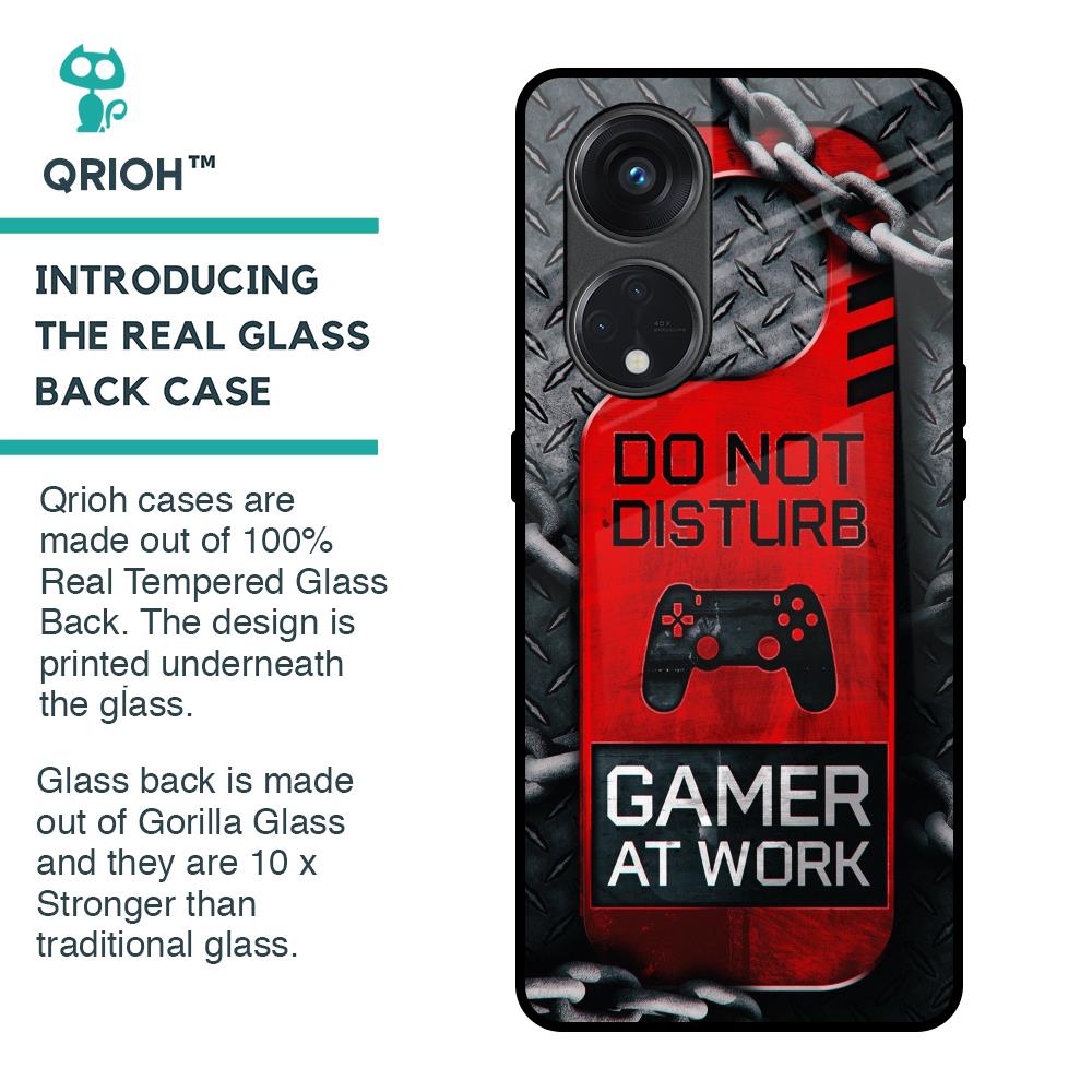 Do No Disturb Glass Case For Oppo Reno8T 5G