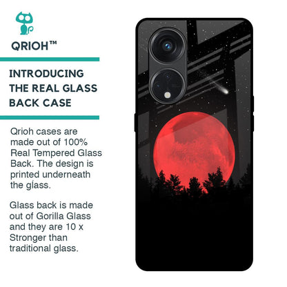 Moonlight Aesthetic Glass Case For Oppo Reno8T 5G