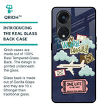 Tour The World Glass Case For Oppo Reno8T 5G