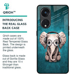 Adorable Baby Elephant Glass Case For Oppo Reno8T 5G