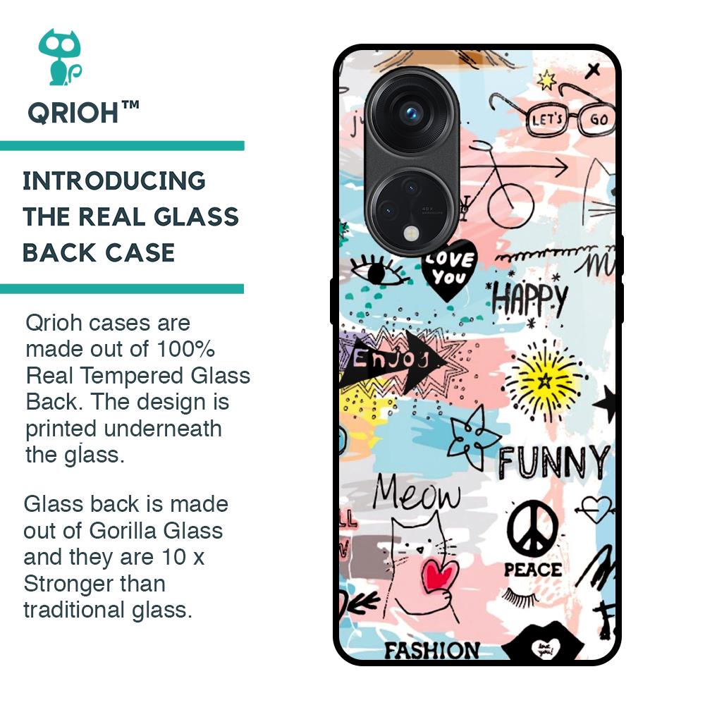 Just For You Glass Case For Oppo Reno8T 5G