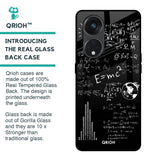 Funny Math Glass Case for Oppo Reno8T 5G