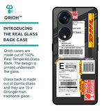 Cool Barcode Label Glass Case For Oppo Reno8T 5G