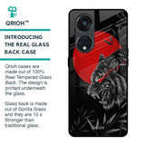 Red Moon Tiger Glass Case for Oppo Reno8T 5G