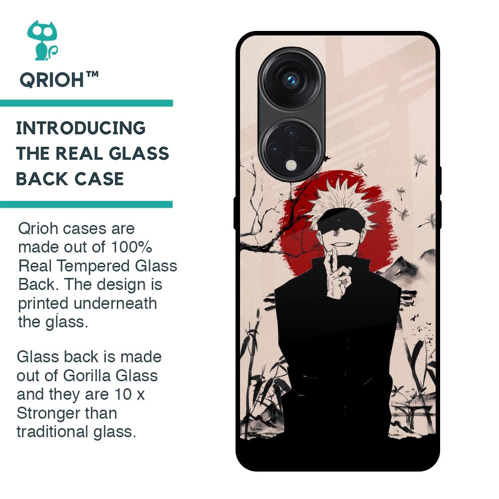 Manga Series Glass Case for Oppo Reno8T 5G