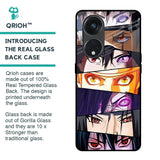 Anime Eyes Glass Case for Oppo Reno8T 5G
