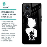 Monochrome Goku Glass Case for Oppo Reno8T 5G