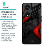 Modern Camo Abstract Glass Case for Oppo Reno8T 5G