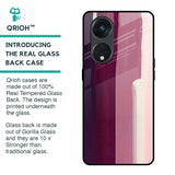 Brush Stroke Art Glass Case for Oppo Reno8T 5G