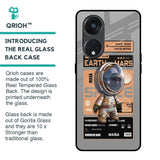 Space Ticket Glass Case for Oppo Reno8T 5G