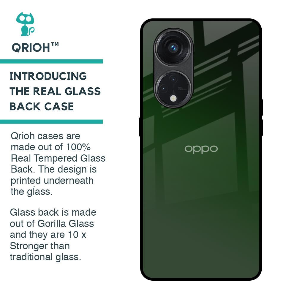 Deep Forest Glass Case for Oppo Reno8T 5G
