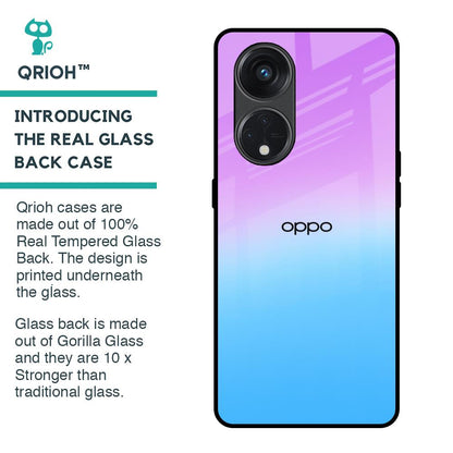 Unicorn Pattern Glass Case for Oppo Reno8T 5G