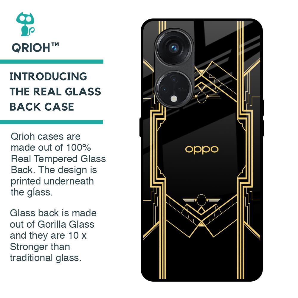 Sacred Logo Glass Case for Oppo Reno8T 5G