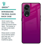Magenta Gradient Glass Case For Oppo Reno8T 5G
