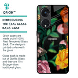 Flowers & Butterfly Glass Case for Oppo Reno8T 5G