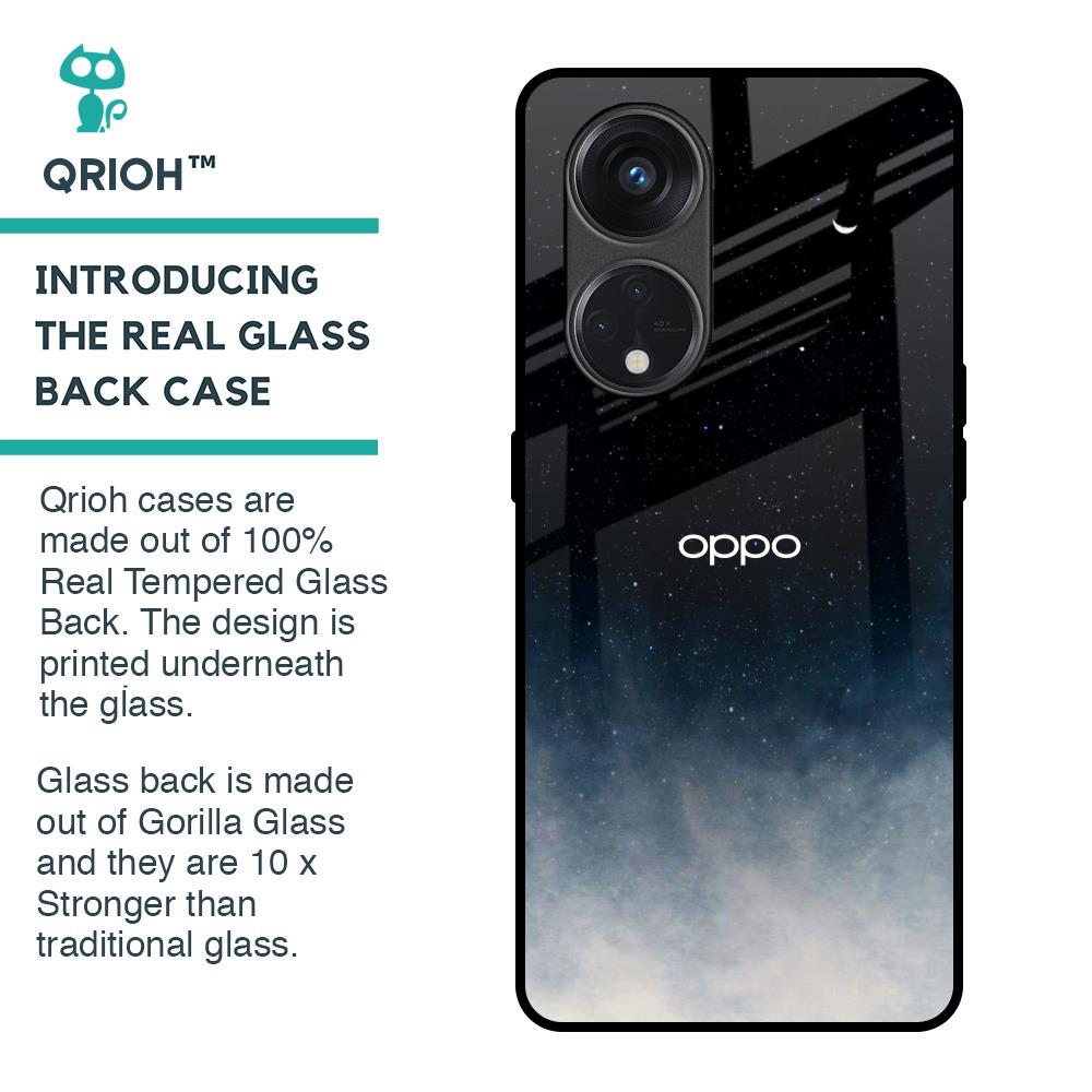Aesthetic Sky Glass Case for Oppo Reno8T 5G