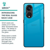 Blue Aqua Glass Case for Oppo Reno8T 5G