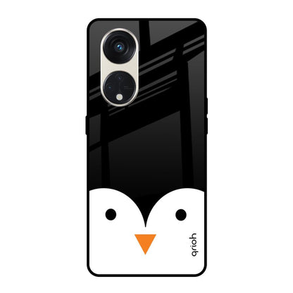 Cute Penguin Oppo Reno8T 5G Glass Cases & Covers Online
