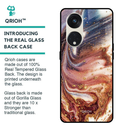 Exceptional Texture Glass Case for Oppo Reno8T 5G