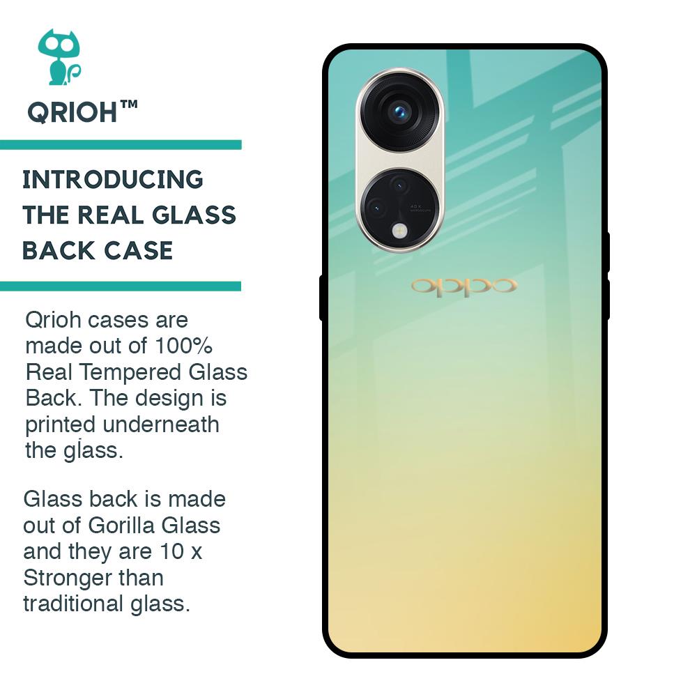 Cool Breeze Glass case for Oppo Reno8T 5G