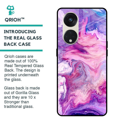 Cosmic Galaxy Glass Case for Oppo Reno8T 5G