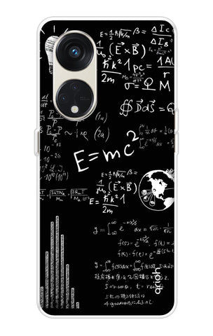 Equation Doodle Oppo Reno8T 5G Back Cover