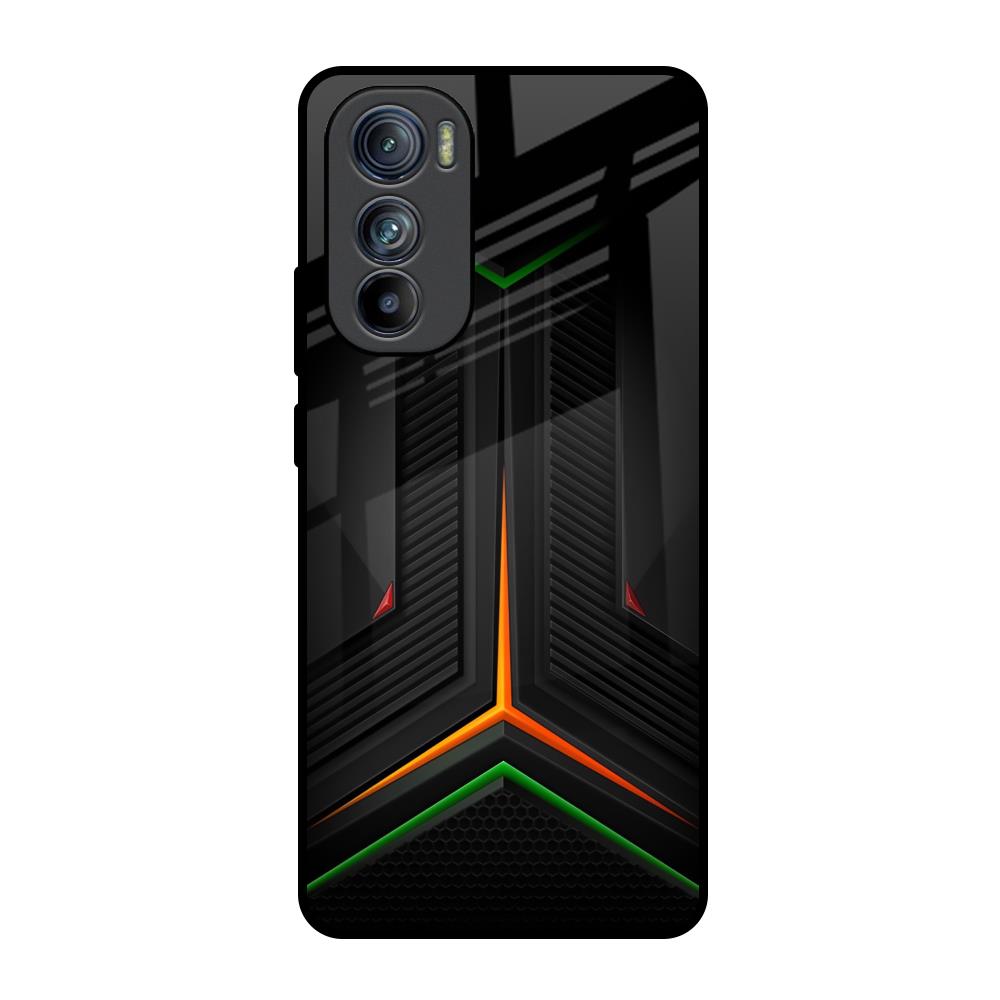 Modern Ultra Chevron Motorola Edge 30 Glass Back Cover Online