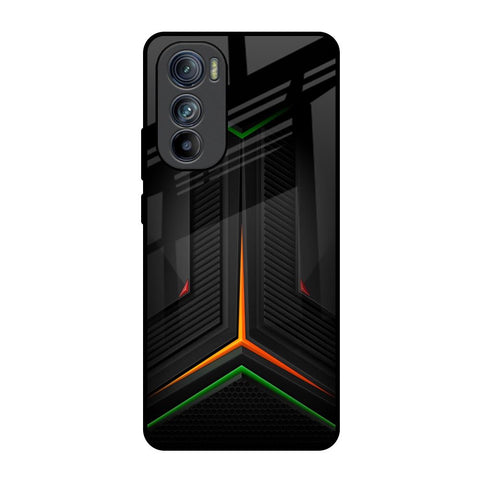 Modern Ultra Chevron Motorola Edge 30 Glass Back Cover Online