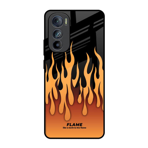 Fire Flame Motorola Edge 30 Glass Back Cover Online