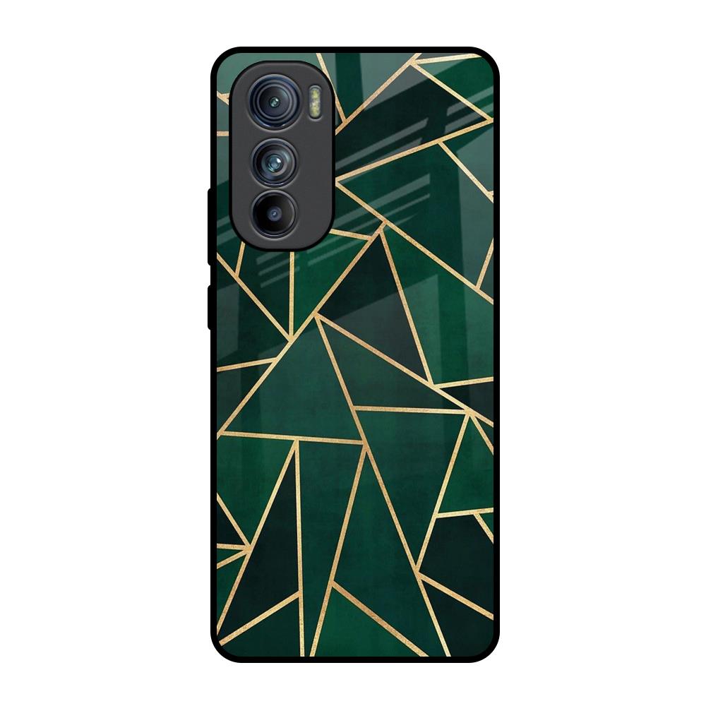 Abstract Green Motorola Edge 30 Glass Back Cover Online