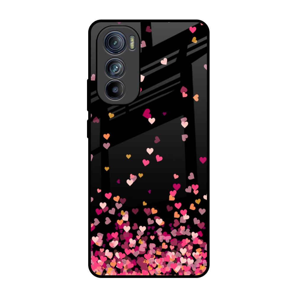 Heart Rain Fall Motorola Edge 30 Glass Back Cover Online