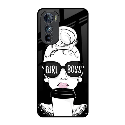 Girl Boss Motorola Edge 30 Glass Back Cover Online