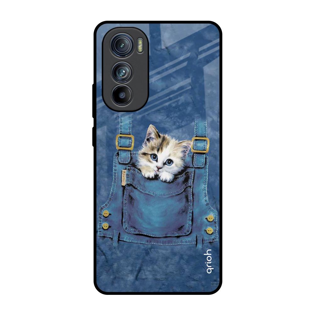 Kitty In Pocket Motorola Edge 30 Glass Back Cover Online