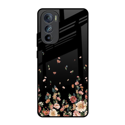 Floating Floral Print Motorola Edge 30 Glass Back Cover Online