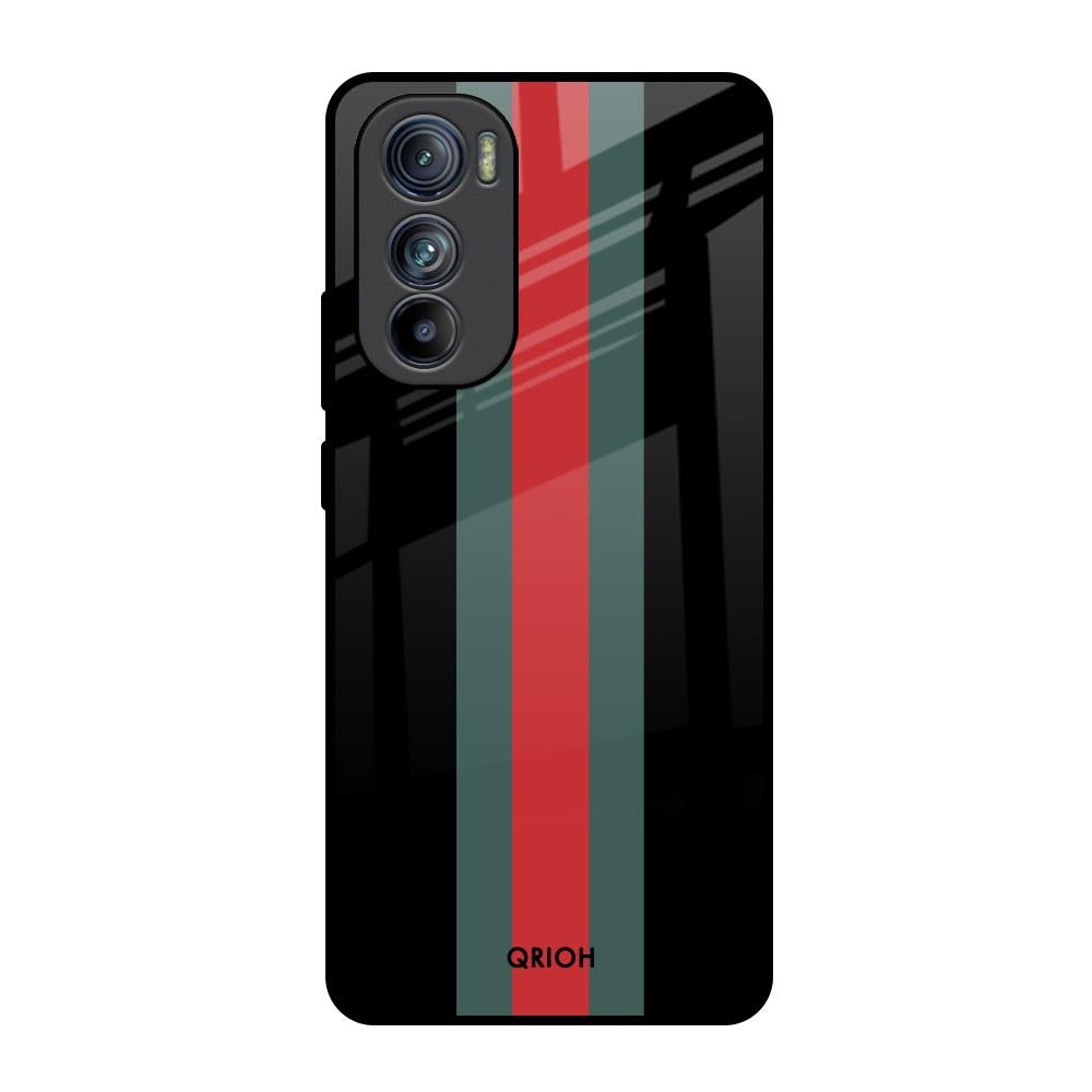 Vertical Stripes Motorola Edge 30 Glass Back Cover Online