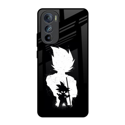 Monochrome Goku Motorola Edge 30 Glass Back Cover Online