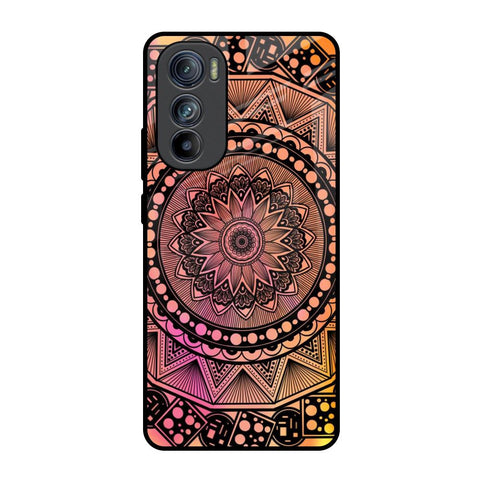 Floral Mandala Motorola Edge 30 Glass Back Cover Online