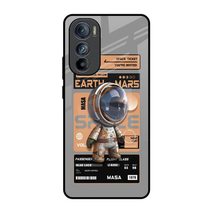 Space Ticket Motorola Edge 30 Glass Back Cover Online