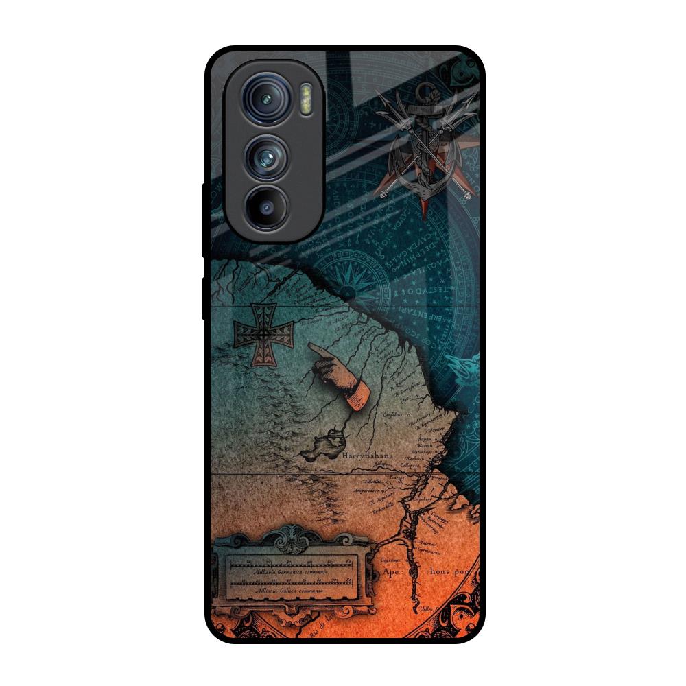 Geographical Map Motorola Edge 30 Glass Back Cover Online