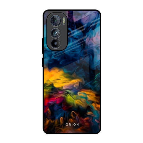 Multicolor Oil Painting Motorola Edge 30 Glass Back Cover Online
