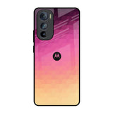 Geometric Pink Diamond Motorola Edge 30 Glass Back Cover Online