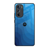 Blue Wave Abstract Motorola Edge 30 Glass Back Cover Online