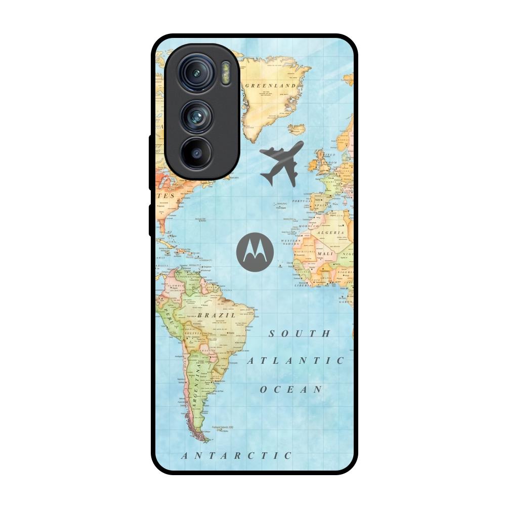 Fly Around The World Motorola Edge 30 Glass Back Cover Online