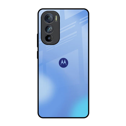 Vibrant Blue Texture Motorola Edge 30 Glass Back Cover Online